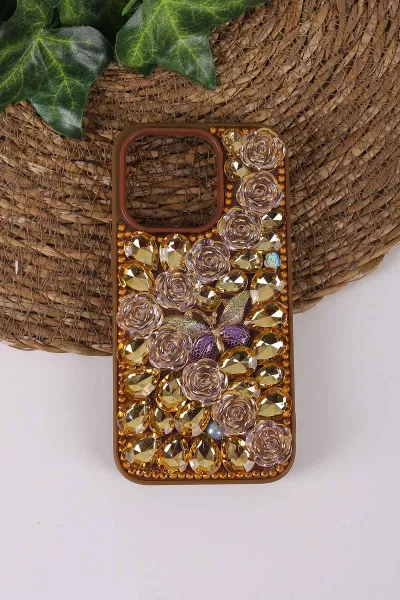 col-teknocase-iphone-15-pro-uyumlu-daisy-case-serisi-tasli-vakumlu-sert-silikon-telefon-kilifi-431069