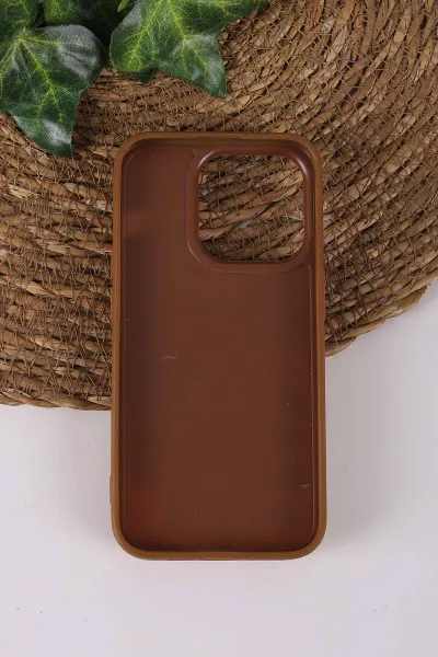 Çöl TeknoCase İPhone 15 Pro Uyumlu Daisy Case Serisi Taşlı Vakumlu Sert Silikon Telefon Kılıfı 431069