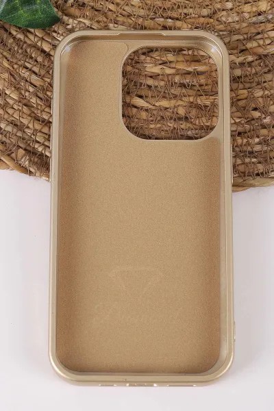 Çöl TeknoCase İPhone 15 Pro Uyumlu Viola Diamond Case Serisi Kartlıklı Lens Hediyeli Sert Silikon Telefon Kılıfı 430821