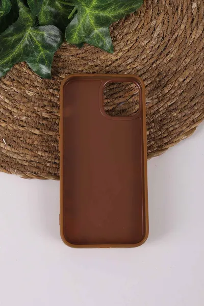 Çöl TeknoCase İPhone 15 Uyumlu Daisy Case Serisi Taşlı Vakumlu Sert Silikon Telefon Kılıfı 431060