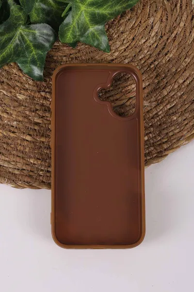 Çöl TeknoCase İPhone 16 Uyumlu Daisy Case Serisi Taşlı Vakumlu Sert Silikon Telefon Kılıfı 431084