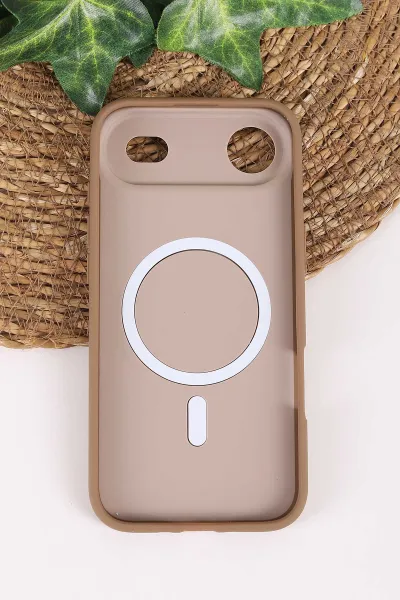 Çöl TeknoCase İPhone 17 Air Uyumlu Vincent Case Serisi Sert Silikon Telefon Kılıfı 457923