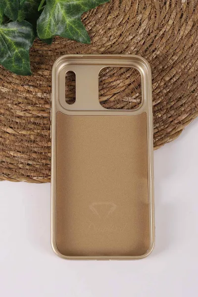 Çöl TeknoCase İPhone 17 Pro Max Uyumlu Viola Diamond Case Serisi Kartlıklı Lens Hediyeli Sert Silikon Telefon Kılıfı 430868