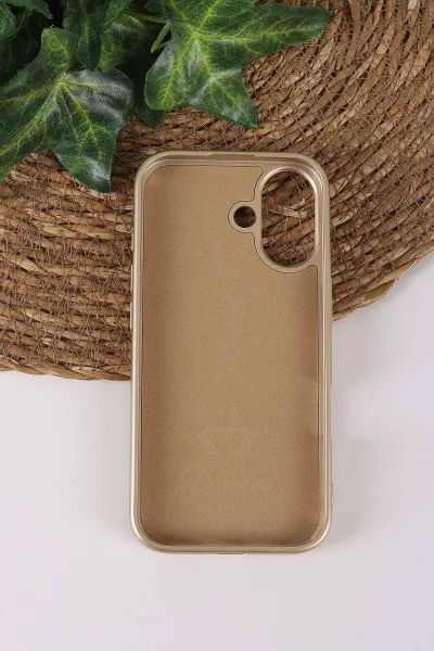 Çöl TeknoCase İPhone 17 Uyumlu Viola Diamond Case Serisi Kartlıklı Lens Hediyeli Sert Silikon Telefon Kılıfı 430856