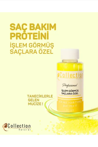 Collection Natural İşlem Görmüş Saçlara Özel Saç Protein Tozu 100 Gr 473081