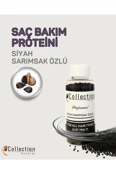 Collection Naturel Siyah Sarımsak Özlü Saç Protein Tozu 100 Gr 473082