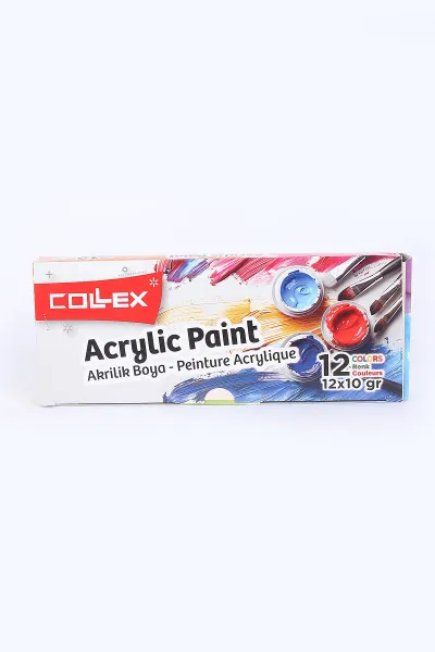 Collex 12 Renk Akrilik Boya 12x10 Gr 384941