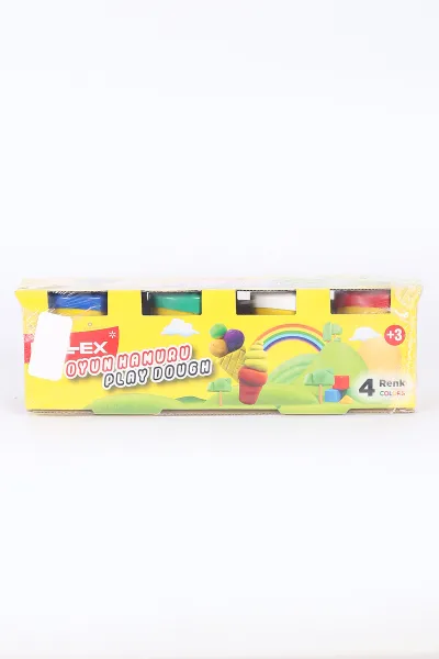 Collex 4 Renk Mini Oyun Hamuru 384185