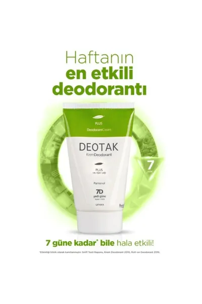 Deotak Unisex Krem Deodorant Plus 35 ml 299354