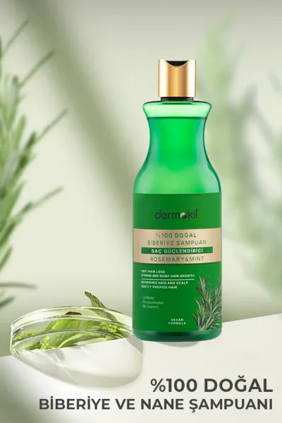 Dermokil %100 Doğal Biberiye Saç Güçlendirici Şampuan 400 Ml 414764