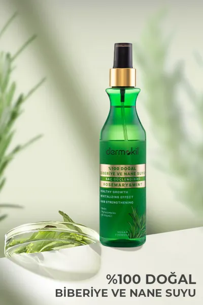 Dermokil %100 Doğal Biberiye Suyu Saç Güçlendirici Sprey 250 Ml 414770