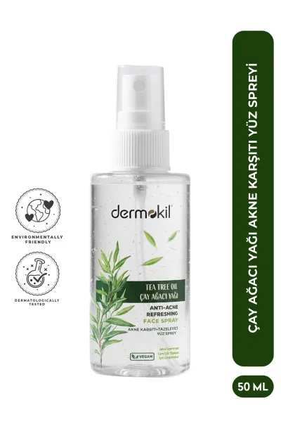 Dermokil Çay Ağacı Akne Karşıtı Yüz Spreyi 50 Ml 466514