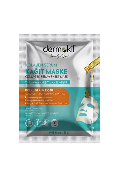 Dermokil Kağıt Maske Kolajen Serum 23 gr 252480
