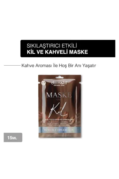 Dermokil Kil Ve Kahve İçerikli Sıkıştırıcı Etkili Maske 15 ML 252428
