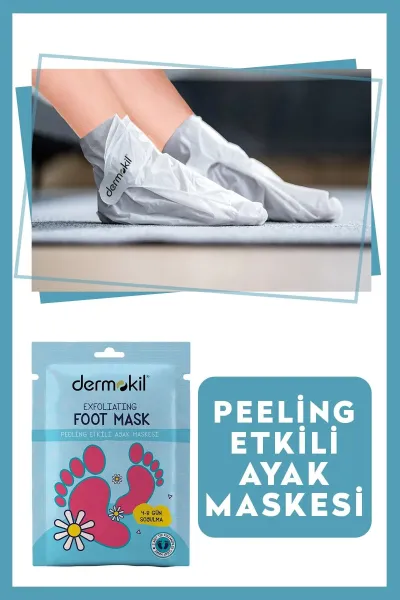 Dermokil Peeling Etkili Soyulabilen Ayak Maskesi 30 ml 252564