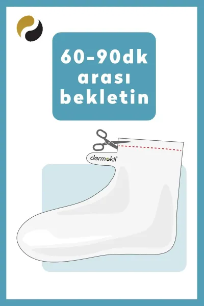 Dermokil Peeling Etkili Soyulabilen Ayak Maskesi 30 ml 252564