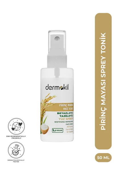 Dermokil Pirinç Mayası Beyazlatıcı Canlandırıcı Yüz Spreyi 50 Ml 472891