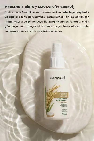 Dermokil Pirinç Mayası Beyazlatıcı Canlandırıcı Yüz Spreyi 50 Ml 472891