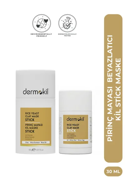Dermokil Pirinç Mayası Beyazlatıcı Stick Kil Maskesi 30 G 466607