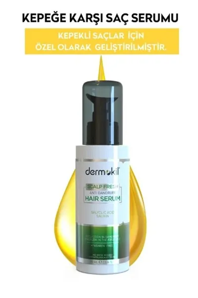 Dermokil Selenyum Kepeğe Karşı Saç Serumu 75 ml 289107