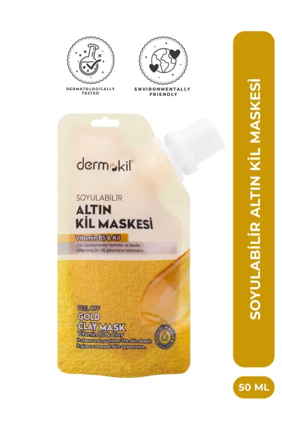 Dermokil Soyulabilir Altın Kil Maske Doypack 50 Ml 438520