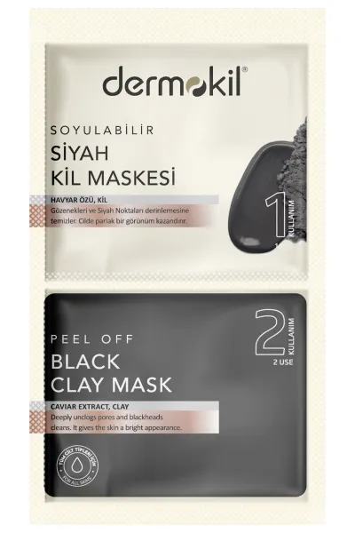 Dermokil Soyulabilir Siyah  Maske 7.5 ml 262891