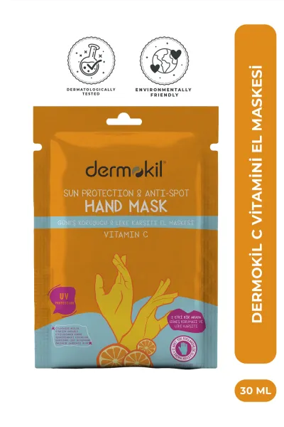 Dermokil Vitamin C-Güneş Koruyucu & Leke Karşıtı El Maskesi 30 Ml 438869