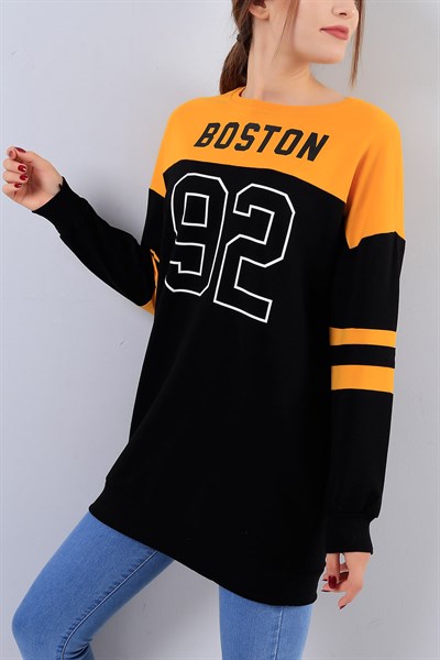 Desenli Hardal Sweat 17052B