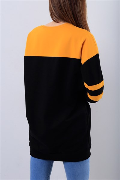 Desenli Hardal Sweat 17052B