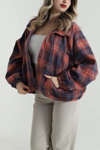 Dik Yaka Reglan Kadın Ceket 496034