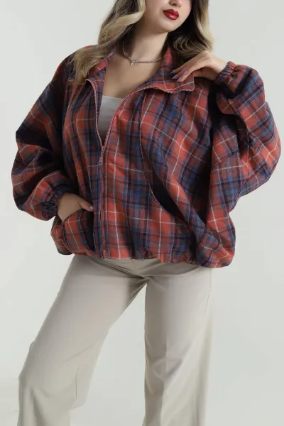 Dik Yaka Reglan Kadın Ceket 496034