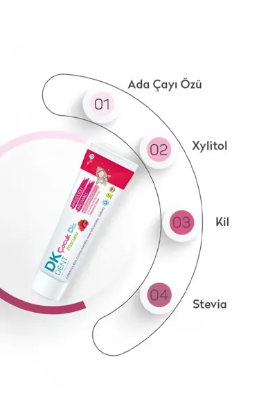 Dk Dent Ahududu Aromalı Çocuk Diş Macunu 50 Ml 438797