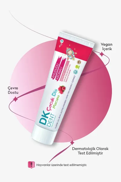 Dk Dent Ahududu Aromalı Çocuk Diş Macunu 50 Ml 438797