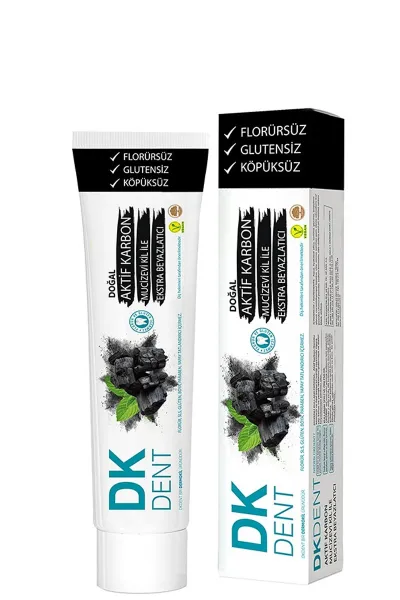 Dk Dent Aktif Karbonlu Florürsüz Diş Doğal Macunu 75 Ml 438785