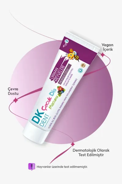 Dk Dent Orman Meyveli Florürsüz Çocuk Diş Macunu 50 Ml 438798