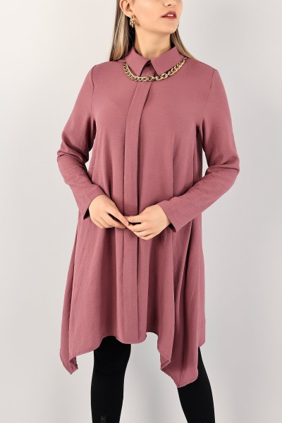 Eflatun Kolyeli Aerobin Kumaş Tunik 109427