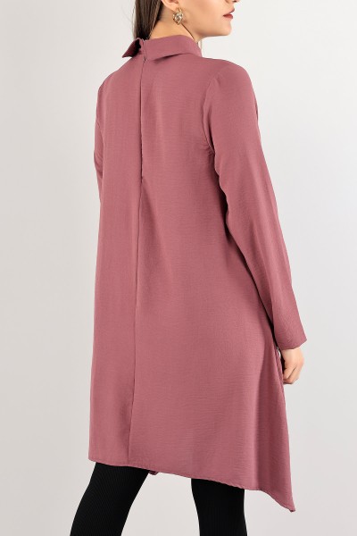 Eflatun Kolyeli Aerobin Kumaş Tunik 109427