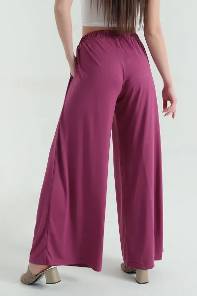 Eflatun Oysho Bol Paça Bayan Pantolon 353990