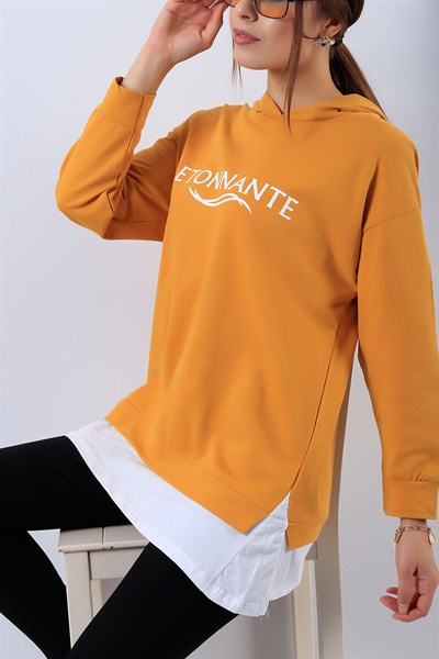 Eklemeli Hardal Bayan Sweat 17180B