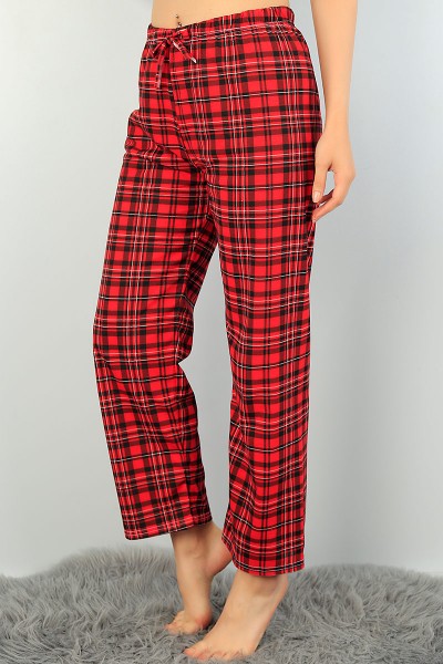Ekose Desenli Bayan Pijama Altı 71638