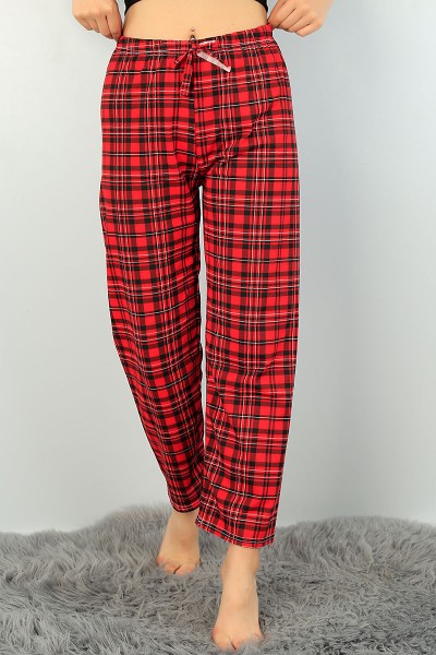 Ekose Desenli Bayan Pijama Altı 71638
