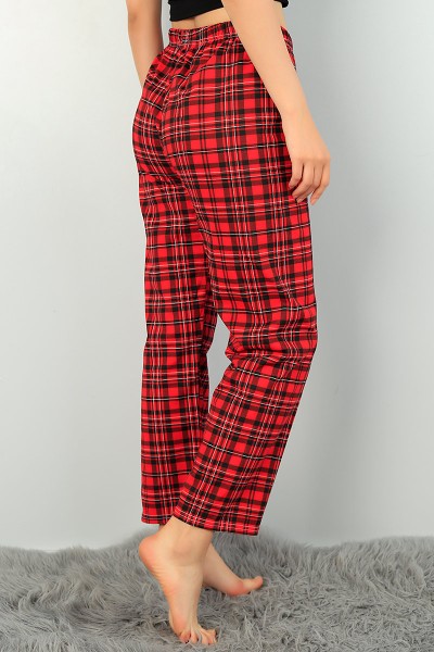 Ekose Desenli Bayan Pijama Altı 71638