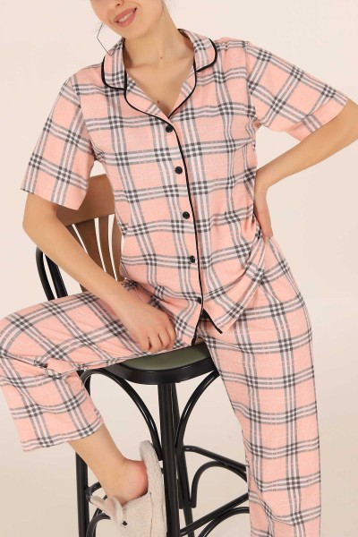 ekose-dugmeli-desenli-bayan-pijama-takimi-172690