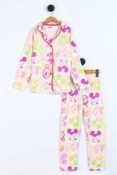 ekru-3-8-yas-happy-times-baskili-on-dugmeli-kiz-cocuk-pijama-takim-337886