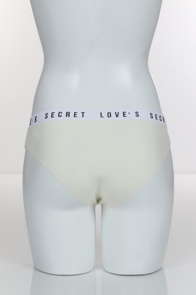 Ekru 3909 Bikini Pamuk Lazer Bel Spor Lastikli Külot 101909