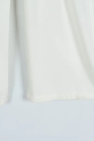 Ekru (4-9 Yaş) Üçgen Köprülü Kız Çocuk Pantolon 246184