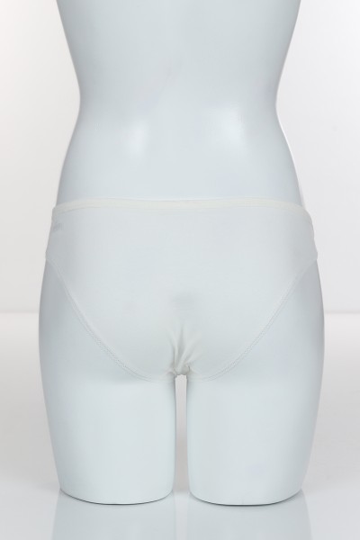 Ekru 6384 Bikini Ön Dantel Arka Pamuk Külot 102317