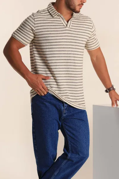 ekru-antrasit-cizgili-regular-fit-polo-yaka-erkek-tisort-262719