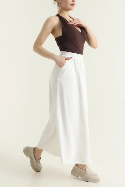 ekru-beli-lastikli-gabardin-kadin-etek-428740