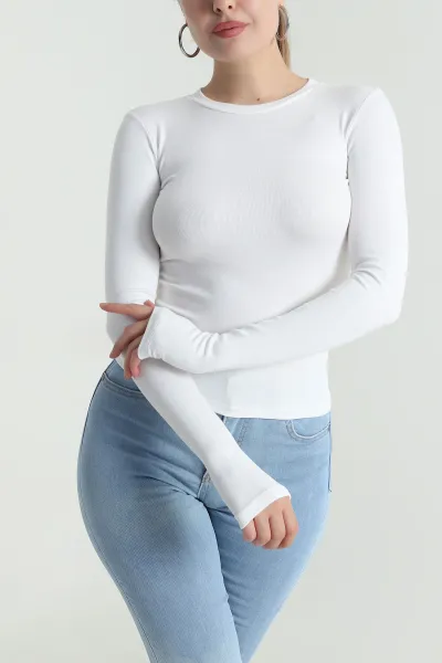 ekru-bisiklet-yaka-buzzy-kadin-bluz-484312